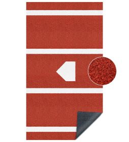 Premium Baseball Batting Mat: 10 x 3.8 ft Indoor/Outdoor Portable Baseball Softball Hitting Mat